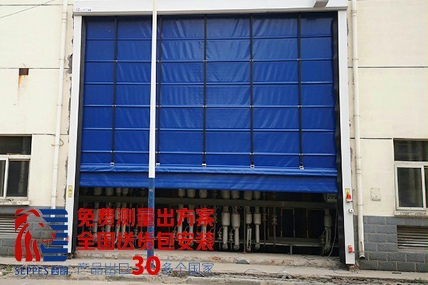 high speed stacking door