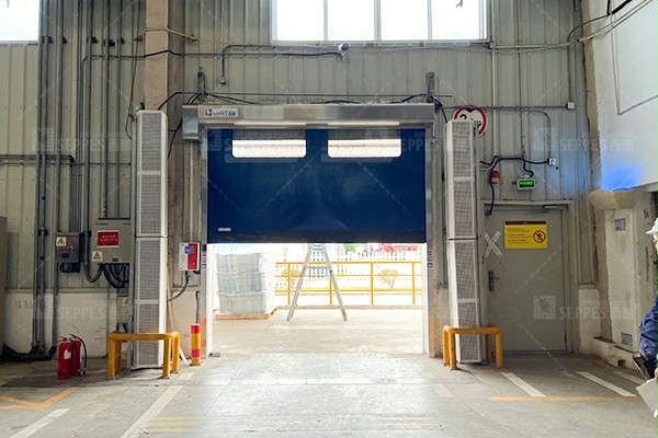 high speed zipper door