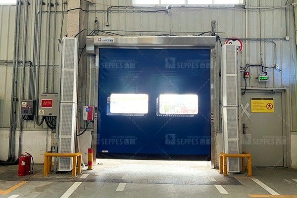 high speed zipper door